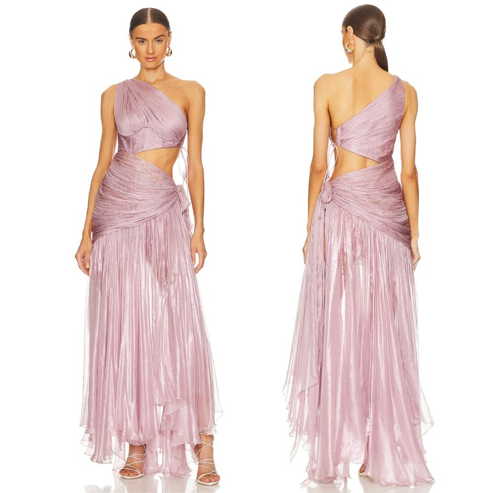 NEW Maria Lucia Hohan Cassie Gown Lily Rose Pink Sexy Formal Maxi Dress 4 / 36